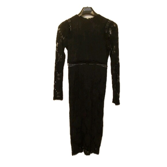 PrettyLittleThing Dresses & Skirts - Pretty Little Thing Dress Sz 6 Black Lace Bodycon Whimsigoth Fairy Dark Romantic